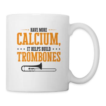 Trombone Teacher Trombonist Player Funny - Mug - white - Right
