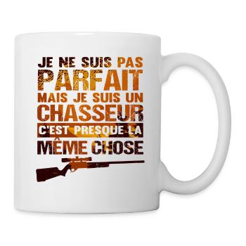 Chasseur Humour - Mug blanc - blanc - Droite