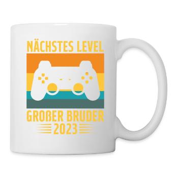 Ich Werde Großer Bruder 2023 - Tasse - Weiß - Rechts