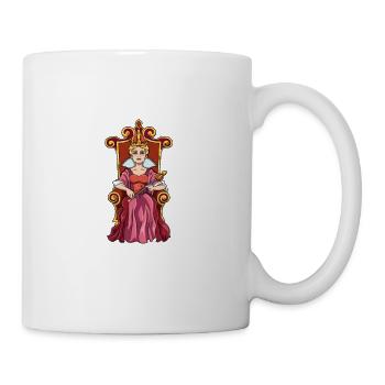 Ich bin die Königin - Tasse - Weiß - Rechts