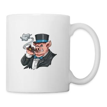 Nicht Meckern INVESTIEREN - Tasse - Weiß - Rechts