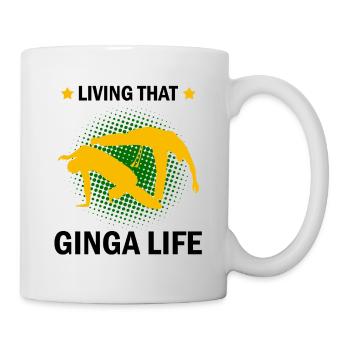 Instruments de capoeira pour la danse brésilienne - Mug blanc - blanc - Droite