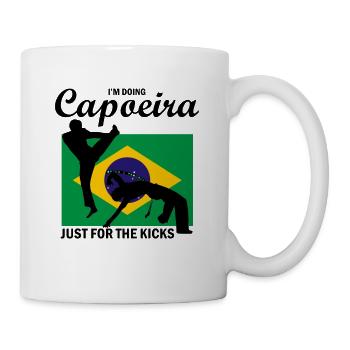 Ginga Capoeira für brasilianische Kampfsportarten - Tasse - Weiß - Rechts