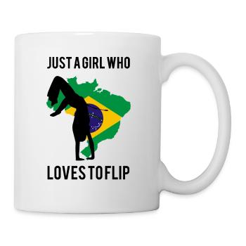 Instruments de capoeira pour la danse brésilienne - Mug blanc - blanc - Droite