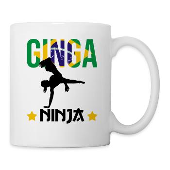 Instruments de capoeira pour la danse brésilienne - Mug blanc - blanc - Droite