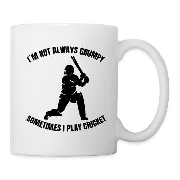 Kricket Team Cricket Spruch Geschenk Kricketfan - Tasse - Weiß - Rechts