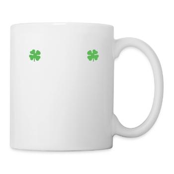 Je suis avec le lutin sexy Saint-Patrick - Mug blanc - blanc - Droite