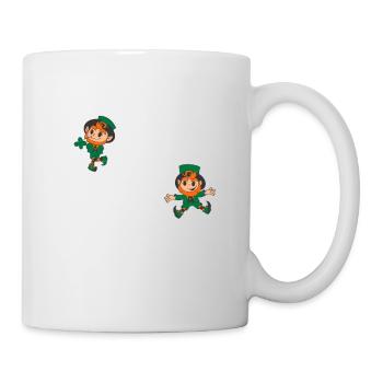 Ich kümmere mich um die süßesten kleinen Kobolde St - Tasse - Weiß - Rechts