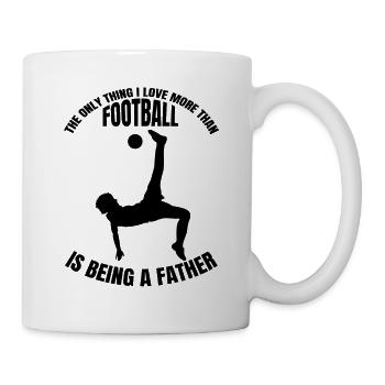 football papa entraîneur de football père joueur de football - Mug blanc - blanc - Droite