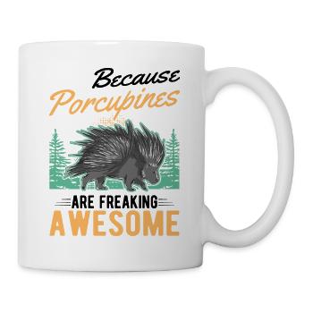Porcupine Gift Porcupine - Mug - white - Right