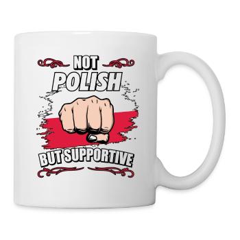 Not Polish But Supportive Travel Tourist Polish - Mug - white - Right