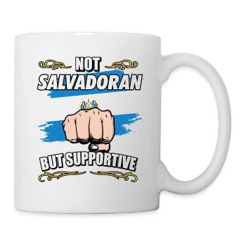 Pas salvadorien mais un voyage touristique de soutien El - Mug blanc - blanc - Droite