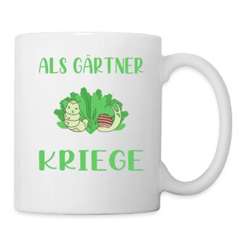Garten Kriege Mama Kleingärtnerin Gartenarbeit - Tasse - Weiß - Rechts