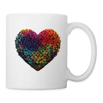 candy heart - Mug - white - Right