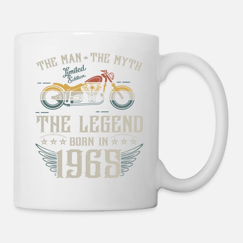 Der Mann der Mythos die 1965 geborene Legende Geschenk - Tasse - Weiß