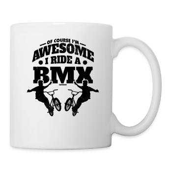incredible BMX rider - Mug - white - Right