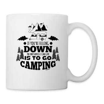 Camping - Mug blanc - blanc - Droite