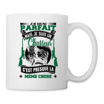 Chasseur Humour - Mug blanc - blanc - Droite