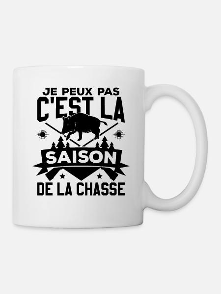 C'est La Saison De La Chasse - Mug blanc - blanc
