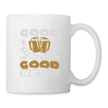 GOOD PEOPLE DRINK GOOD BEER - Mug - white - Right