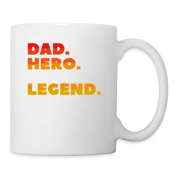 Papa Héros Cardiologue Légende Cardiologie Cardiologie - Mug blanc - blanc - Droite