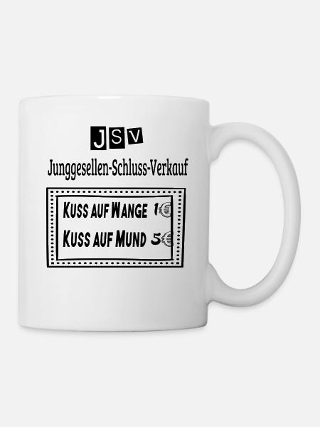 Junggesellen-Schluss-Verkauf - Tasse - Weiß
