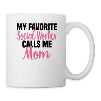 Social Work Social Work Social Work Mom - Mug - white - Right