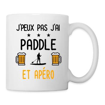 J'peux pas j'ai paddle homme apéro - Mug blanc - blanc - Droite