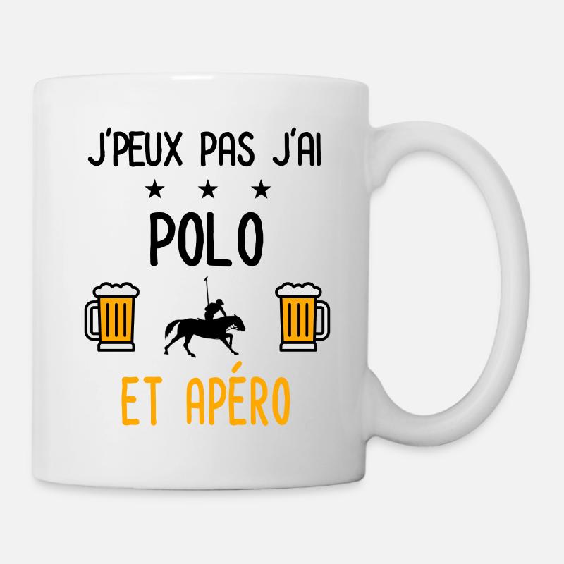 J'peux pas j'ai polo apéro - Mug blanc - blanc