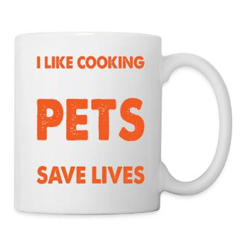 I Like Cooking My Family And My Pets 5 - Mug - white - Right