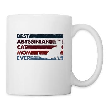 Meilleure mère de tous les temps - Chat abyssin - Mug blanc - blanc - Droite