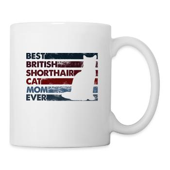 Meilleure mère de tous les temps - British Shorthair Cat - Mug blanc - blanc - Droite
