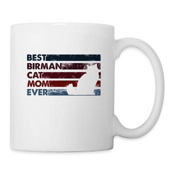 Beste Mutter Aller Zeiten - Birman Katze - Tasse - Weiß - Rechts