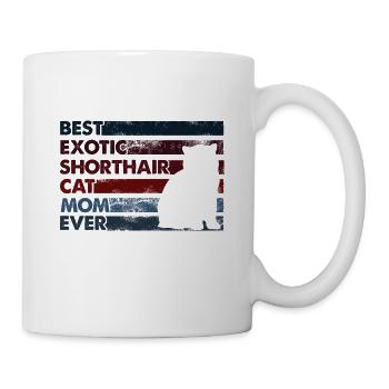 Meilleure mère de tous les temps - Chat exotique à poil court - Mug blanc - blanc - Droite