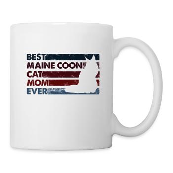 Meilleure mère de tous les temps - Maine Coon Cat - Mug blanc - blanc - Droite