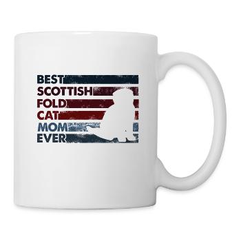 Meilleure mère de tous les temps - Scottish Fold Cat - Mug blanc - blanc - Droite
