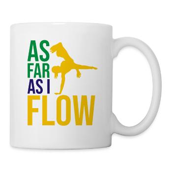 Dicton de danse afro-brésilienne pour la Capoeira - Mug blanc - blanc - Droite