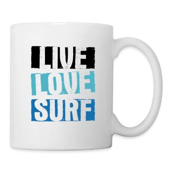 Surfen Wellenreiten Für Surfing - Tasse - Weiß - Rechts