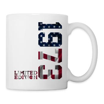 ÉDITION LIMITÉE 1973 USA 53E ANNIVERSAIRE - Mug blanc - blanc - Droite