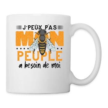 Mon Peuple Besoin De Moi - Mug blanc - blanc - Droite