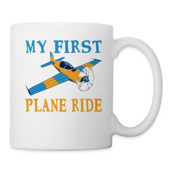 My First Plane Ride 55 - Tasse - Weiß - Rechts