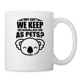 Ours Koala de compagnie d’Australie - Mug blanc - blanc - Droite