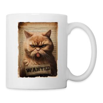 Cat wanted - Mug - white - Right