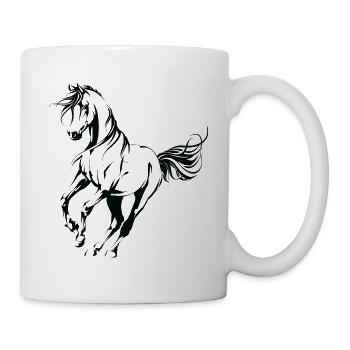 Beautiful horse - Mug - white - Right