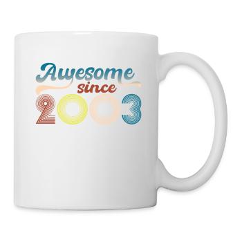 Fantastisch Seit 2003 Retro 19. Bitrthday - Tasse - Weiß - Rechts