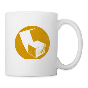 Building decks spending checks Funny TCG Trading C - Mug - white - Right