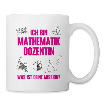 Mathe Dozentin Studium Mathematik Lehrerin Dozent - Tasse - Weiß - Rechts