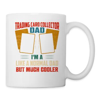 I'm a Trading Card Collector Dad Card Collector Fu - Mug - white - Right