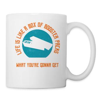 Life is like a box of booster packs Card Collector - Mug - white - Right