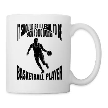 Basketball Basketball Player Basketball Team - Mug blanc - blanc - Droite